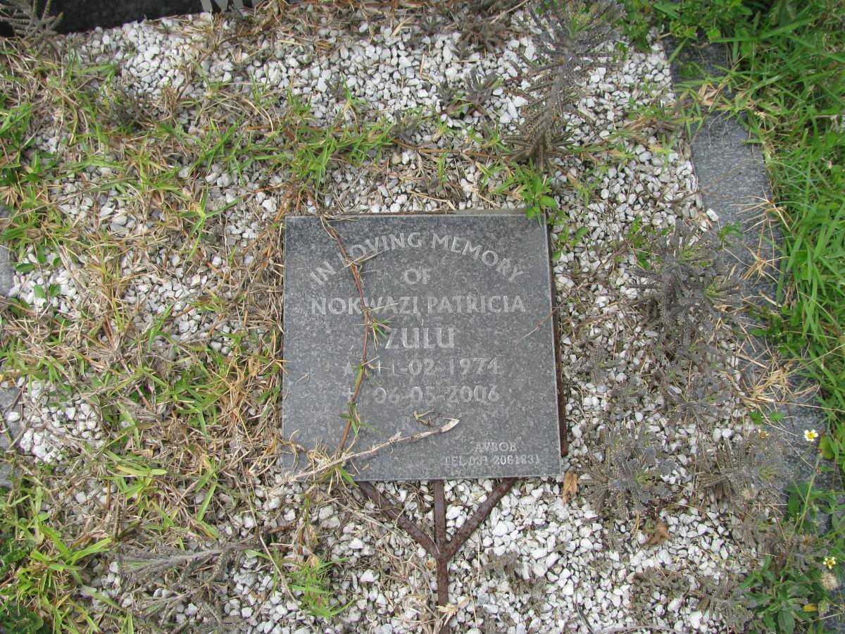 ZULU Nokwazi Patricia 1974-2006 