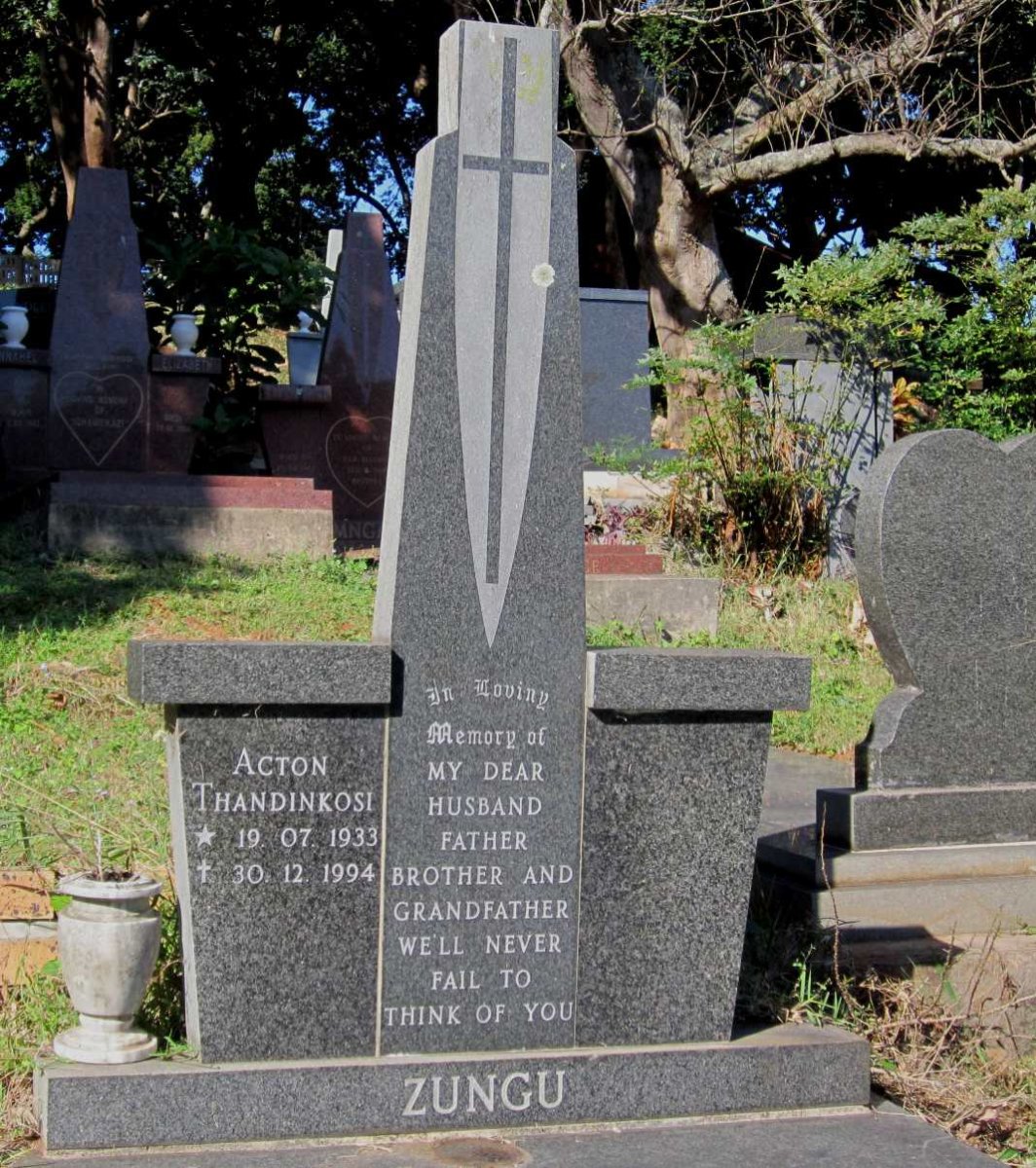 ZUNGU Acton Thandinkosi 1933-1994