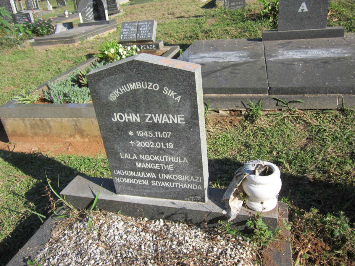 ZWANE John 1945-2002