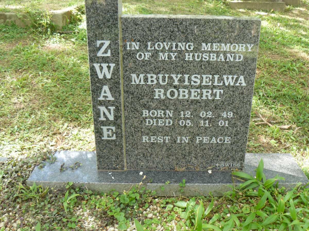 ZWANE Mbuyiselwa Robert 1949-2001