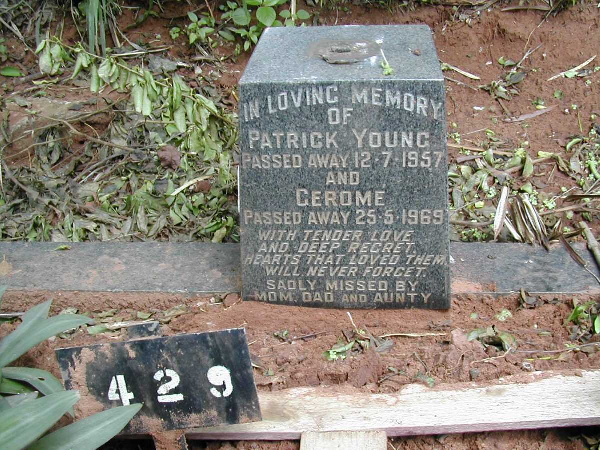 YOUNG Patrick -1957 :: YOUNG Gerome -1969