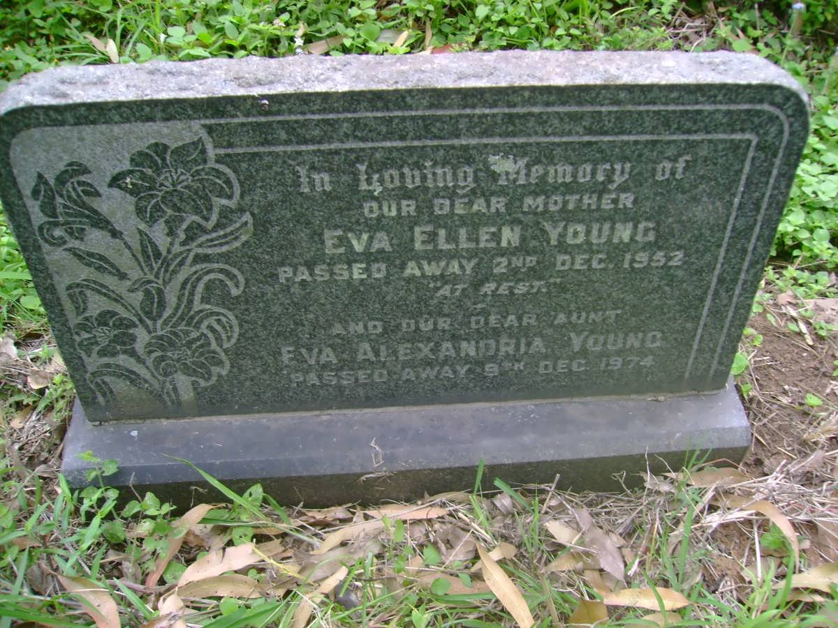 YOUNG Eva Ellen -1952 :: YOUNG Eva Alexandria -1974