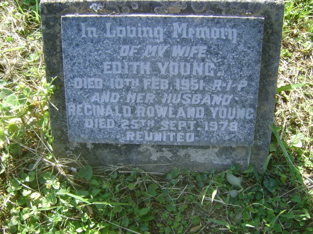 YOUNG Reginald Rowland -1978 &amp; Edith -1951