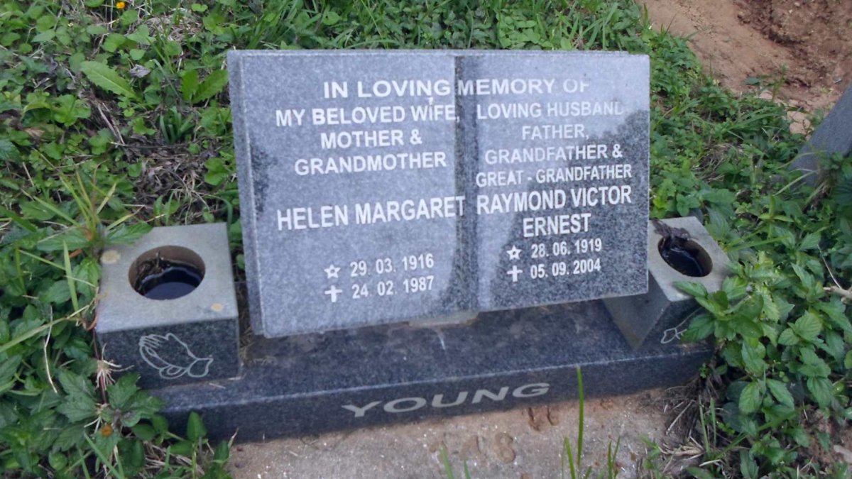 YOUNG Raymond Victor Ernest 1919-2004 &amp; Helen Margaret 1916-1987