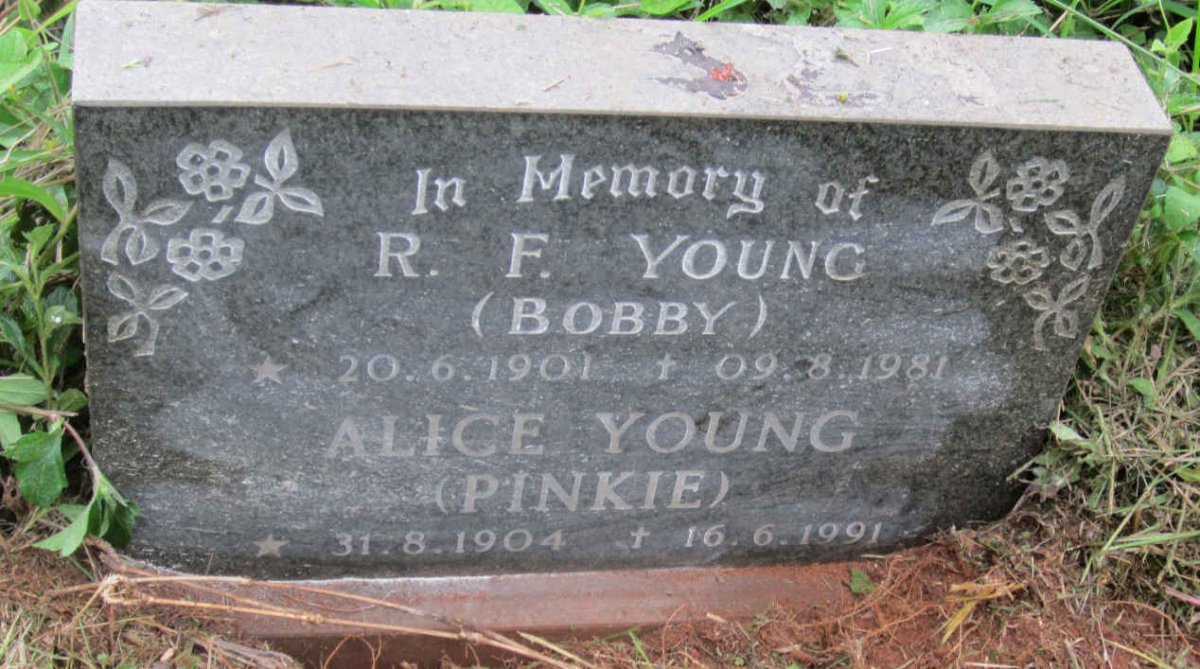 YOUNG R.F. 1901-1981 &amp; Alice 1904-1991