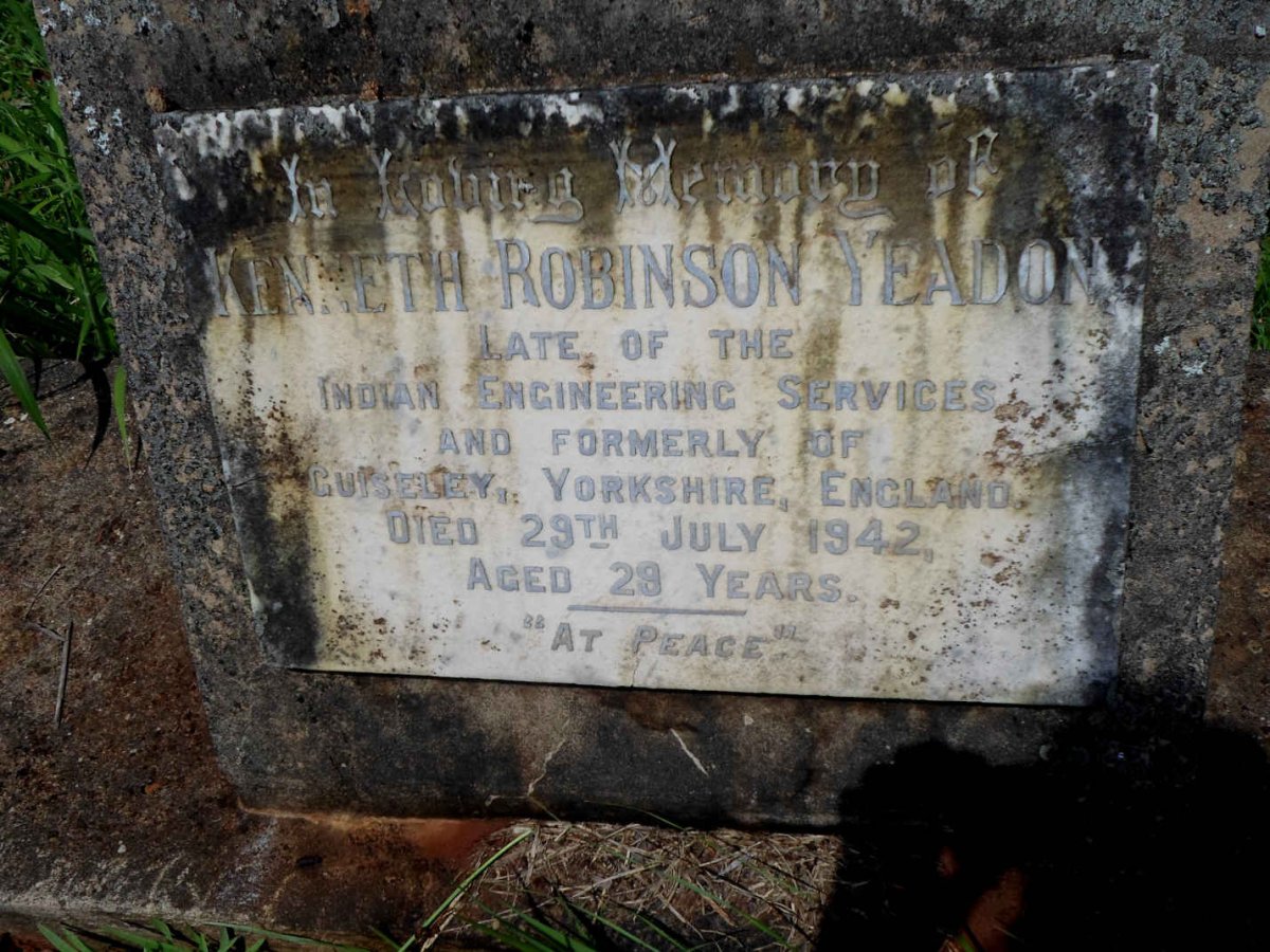 YEADON Kenneth Robinson -1942