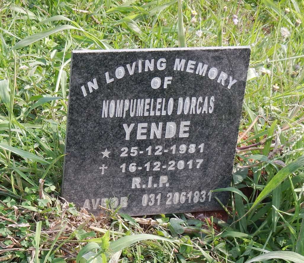 YENDE Nompumelelo Dorcas 1981-2017