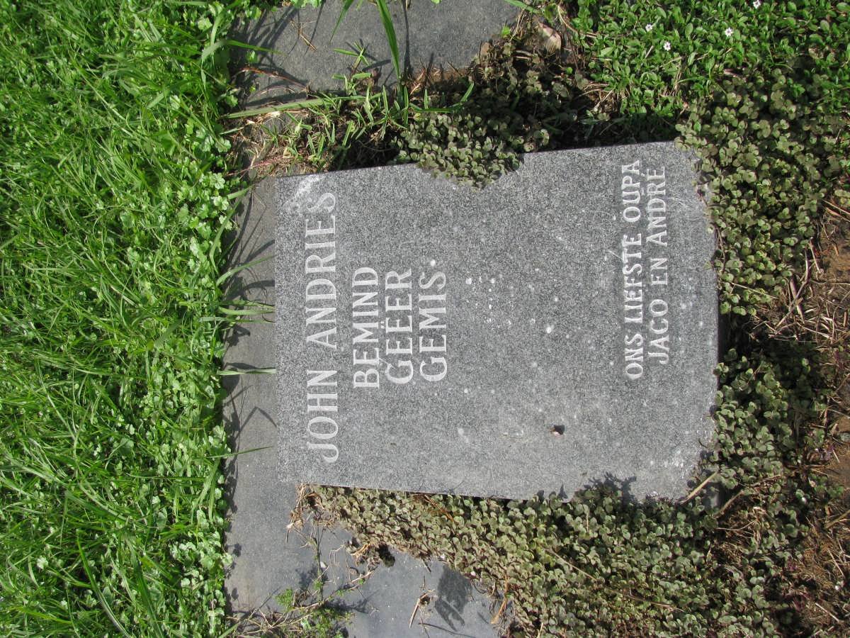 ? John Andries