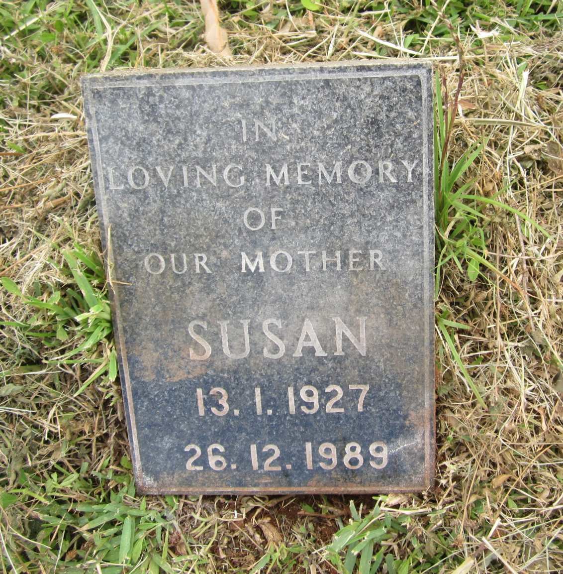 ? Susan 1927-1989