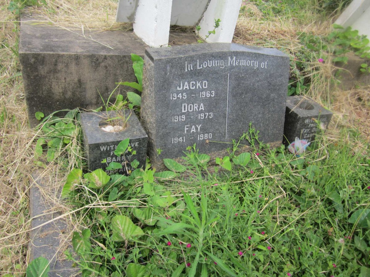 ? Dora 1919-1973 :: ? Jacko 1945-1963 :: ? Fay 1941-1980