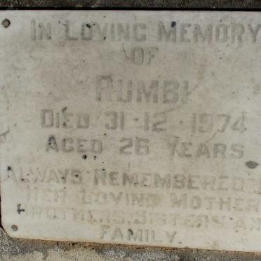 ? Rumbi -1974