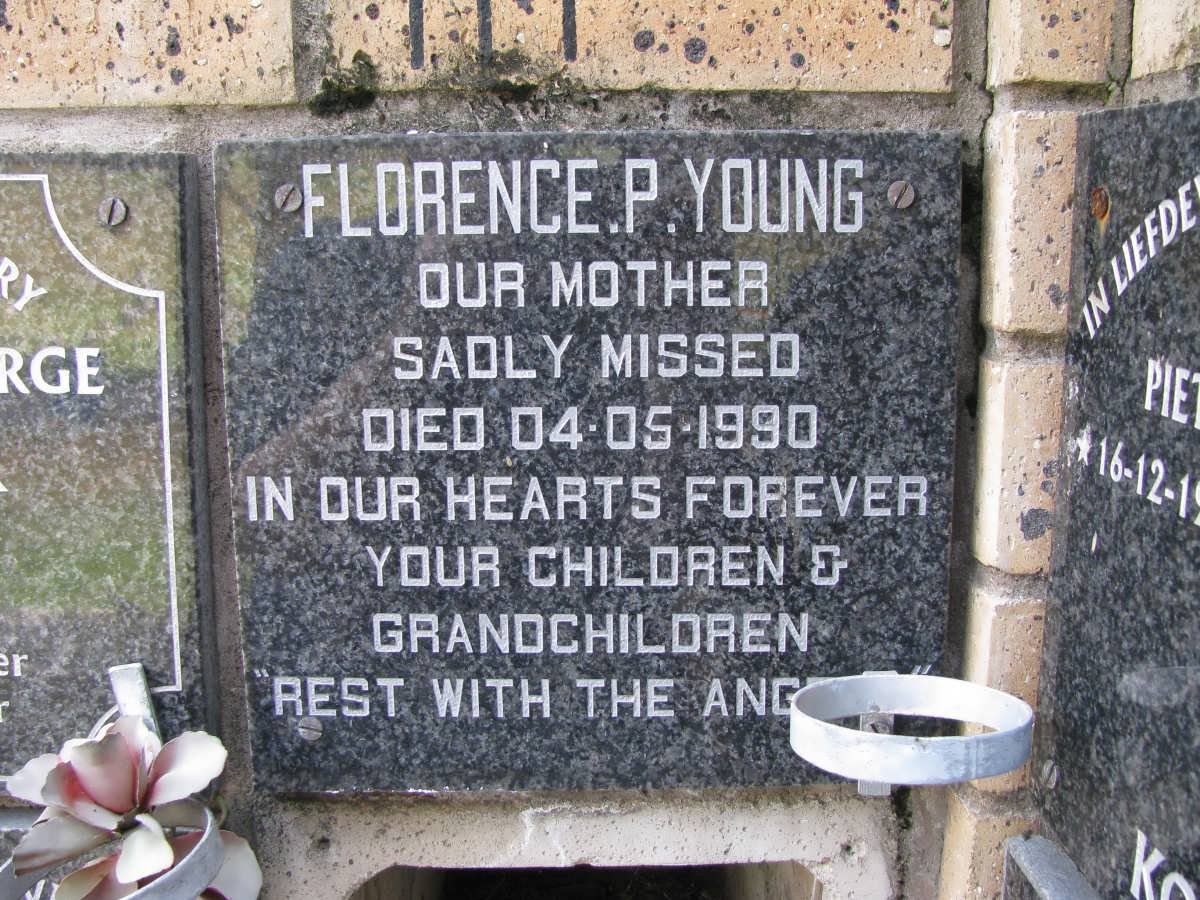 YOUNG Florence P. -1990