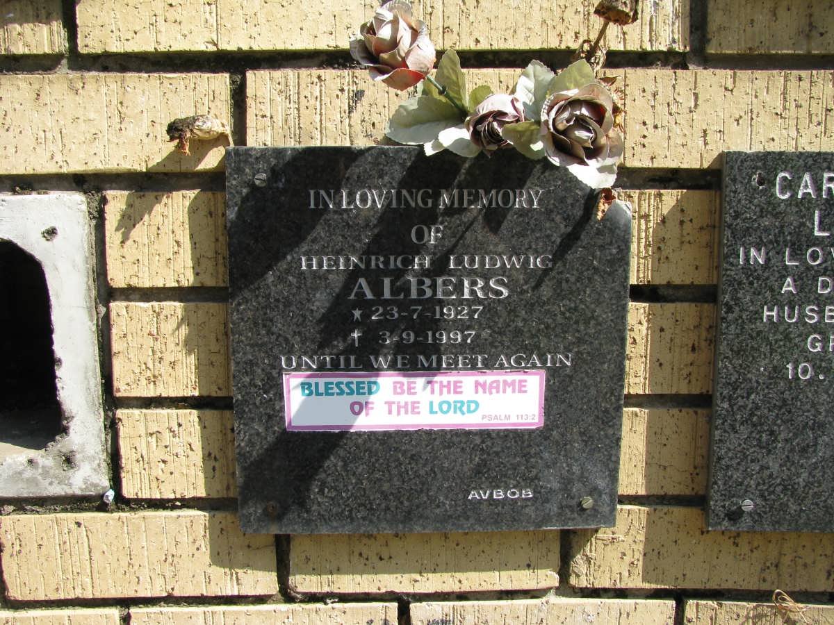 ALBERS Heinrich Ludwig 1927-1997
