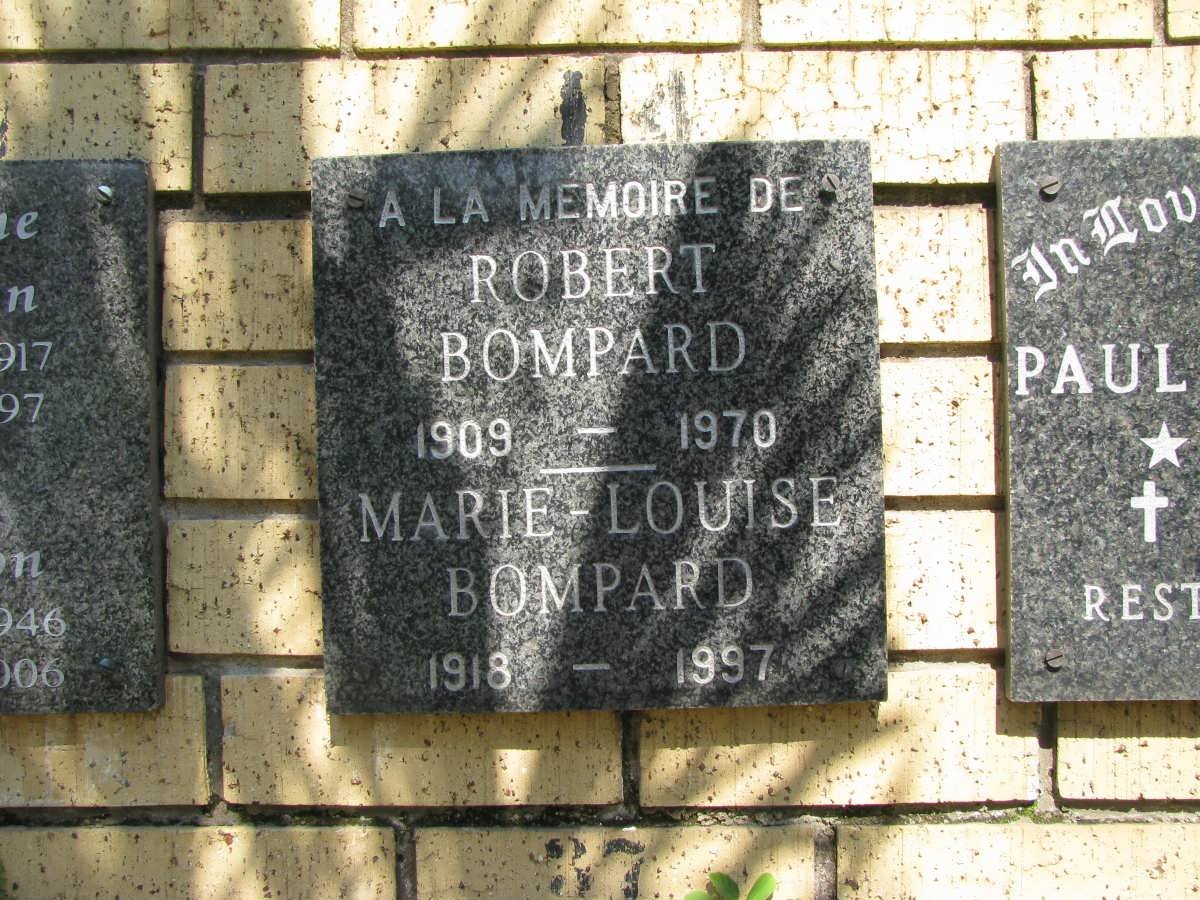 BOMPARD Robert 1909-1970 &amp; Marie-Louise 1918-1997
