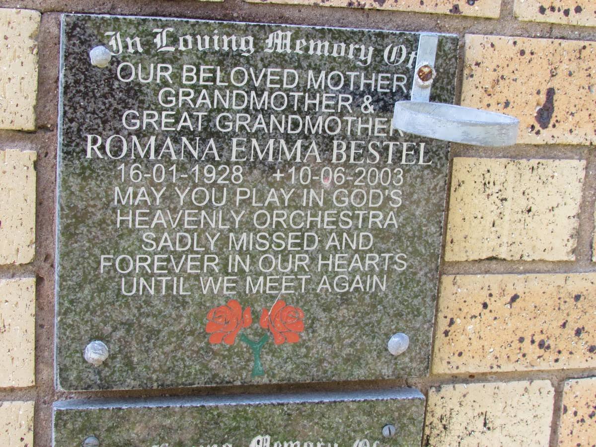 BESTEL Romana Emma 1928-2003