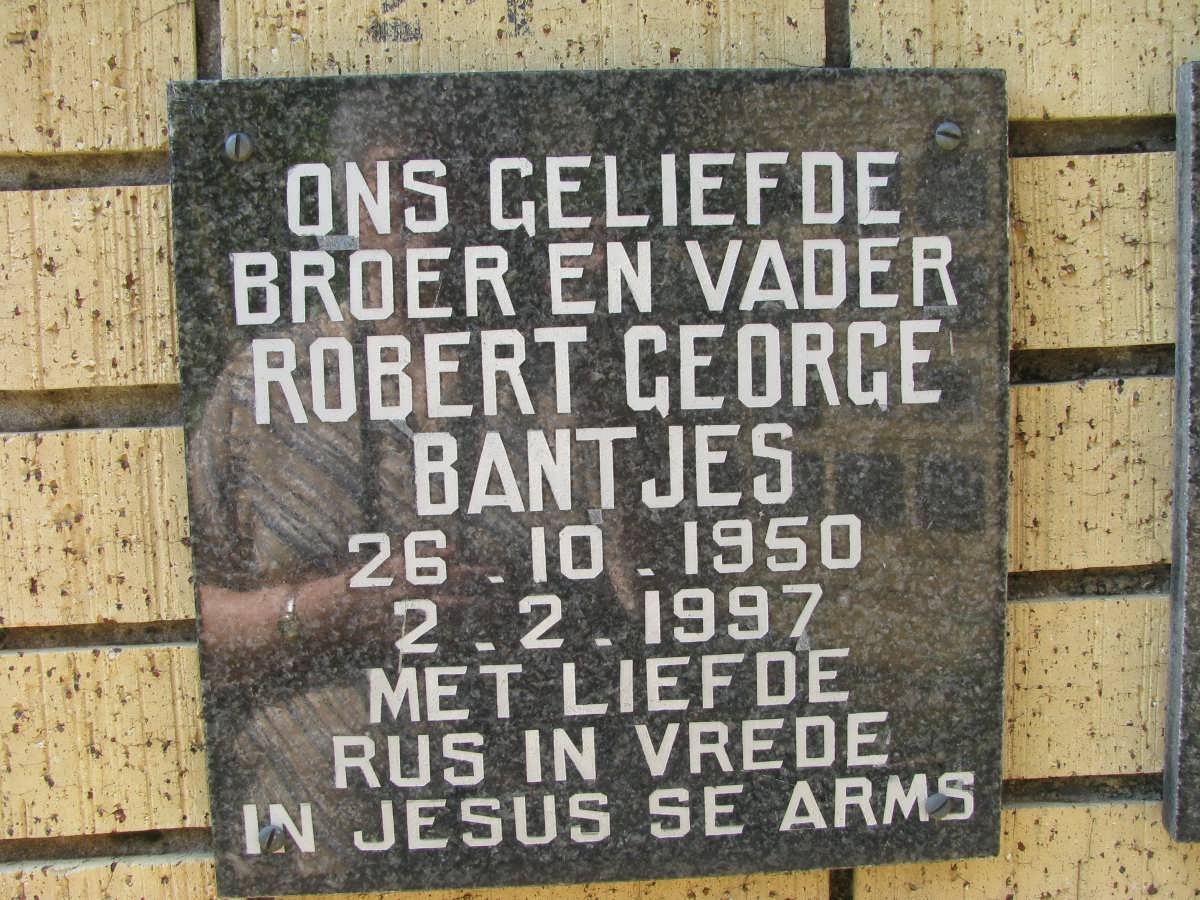BANTJES Robert Geroge 1950-1997