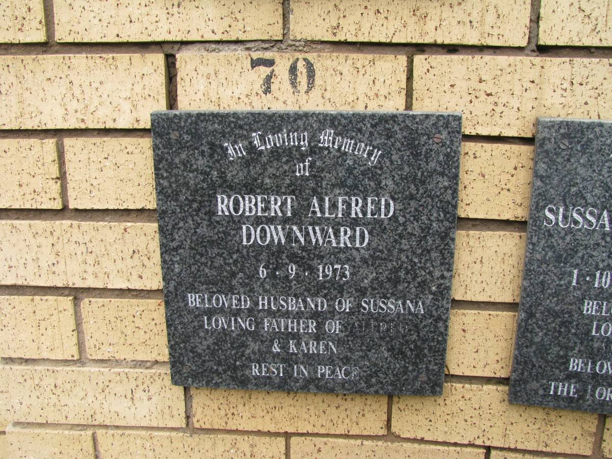 DOWNWARD Robert Alfred -1973