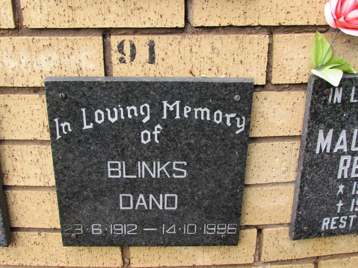 DAND Blinks 1912-1996