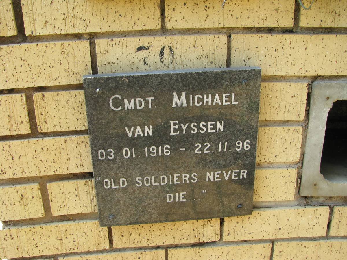 EYSSEN Michael, van 1916-1996