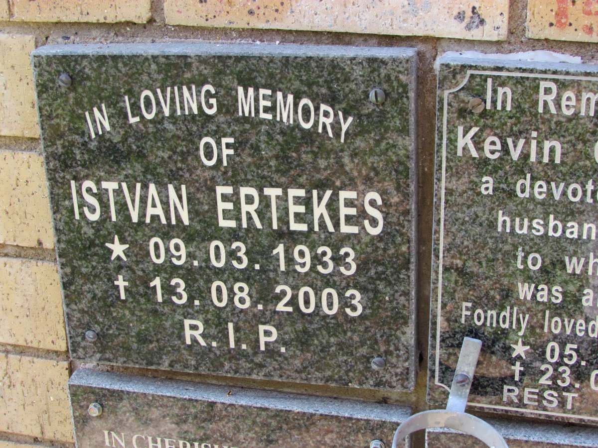 ERTEKES Istvan 1933-2003