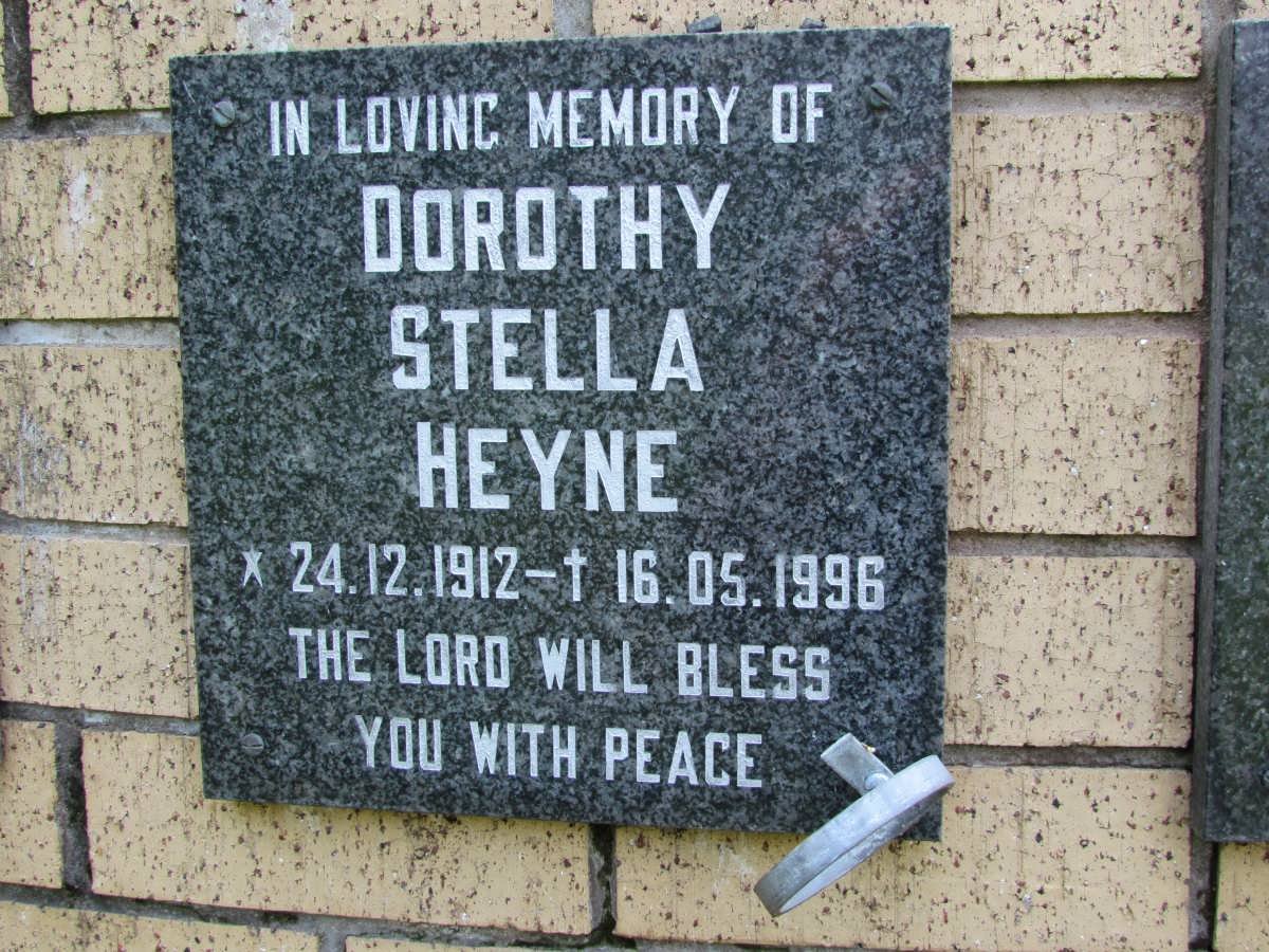 HEYNE Stella 1912-1996