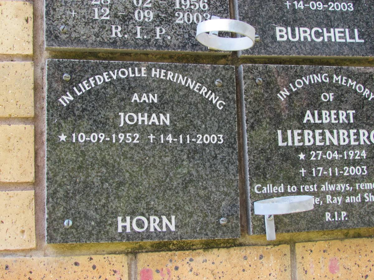 HORN Johan 1952-2003