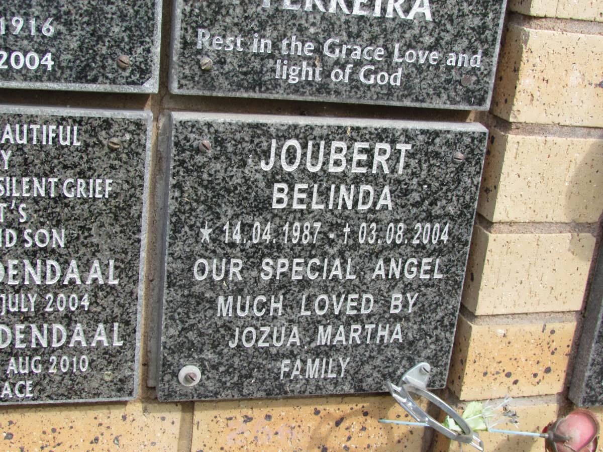 JOUBERT Belinda 1987-2004