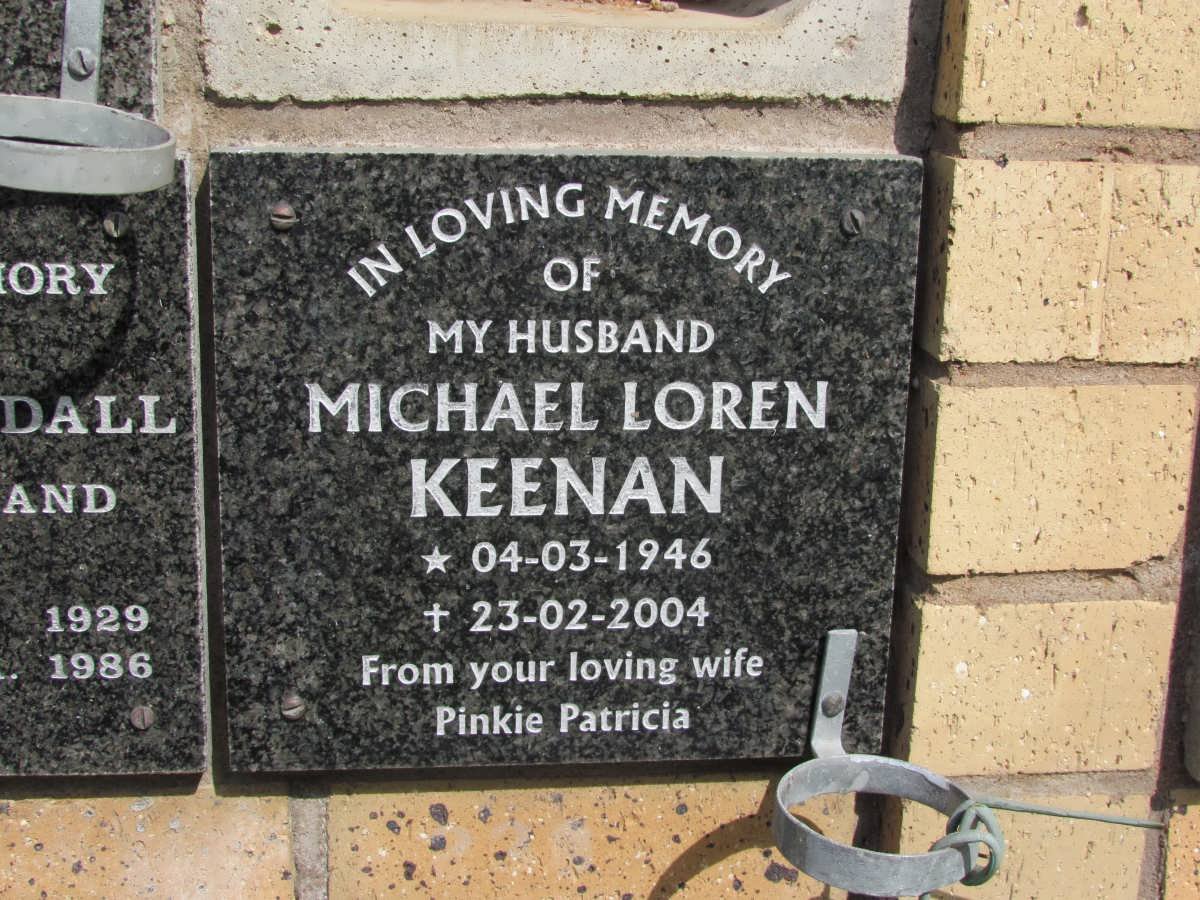 KEENAN Michael Loren 1946-2004