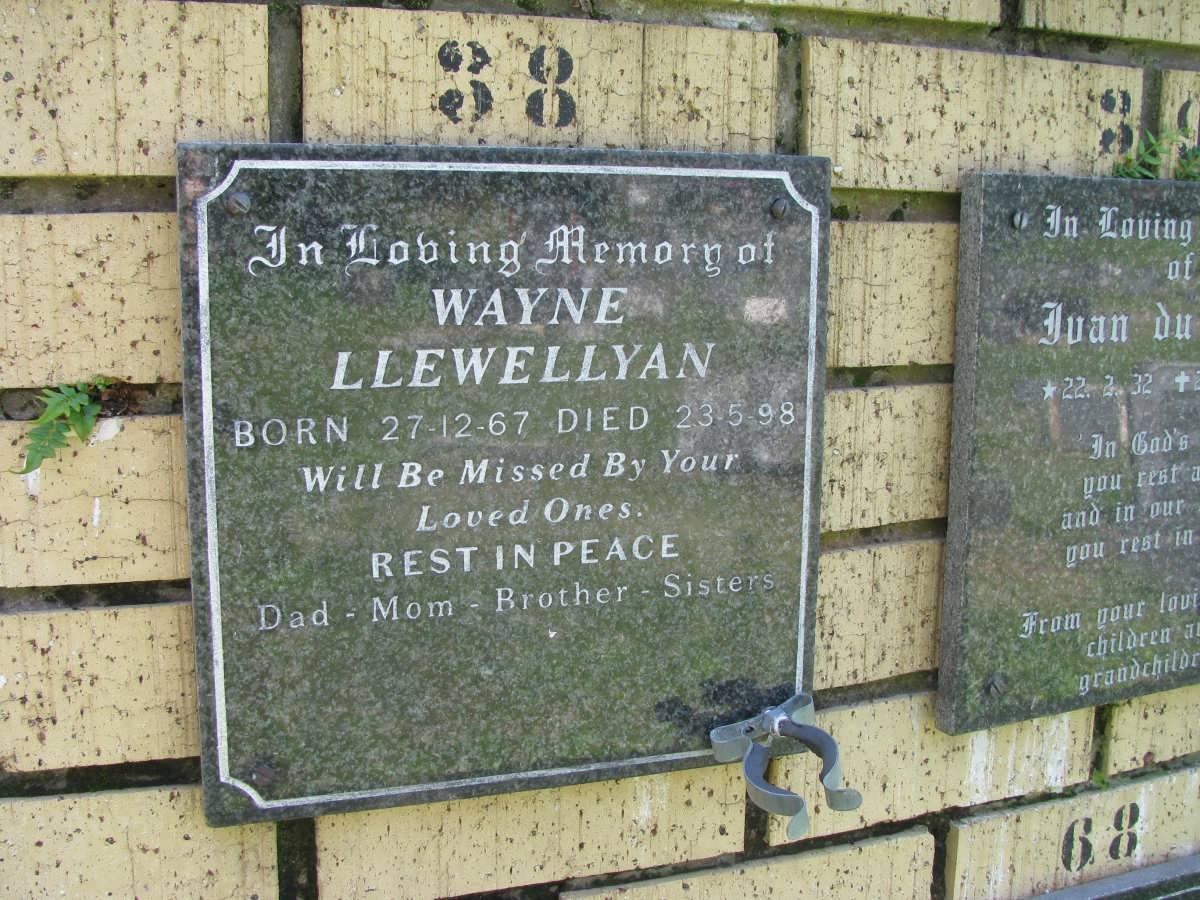 LLEWELLYAN Wayne 1967-1998