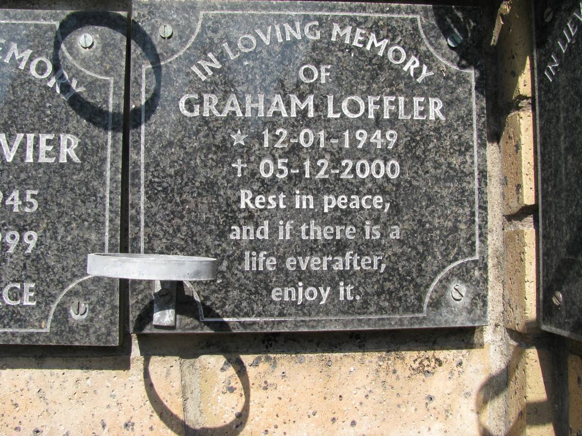 LOFFLER Graham 1949-2000