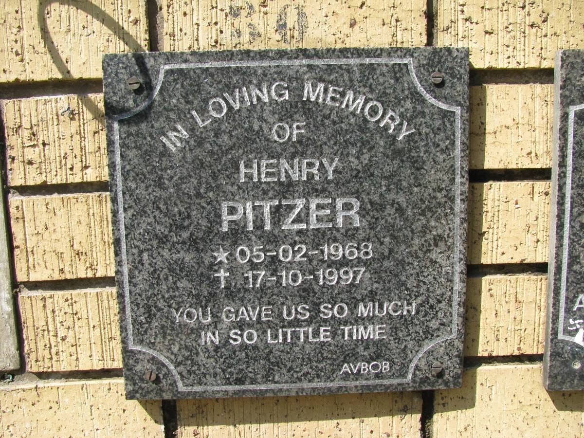PITZER Henry 1968-1997