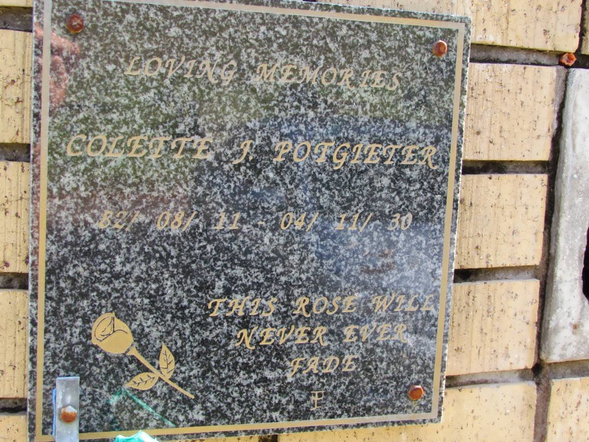 POTGIETER Colette J. 1982-2004