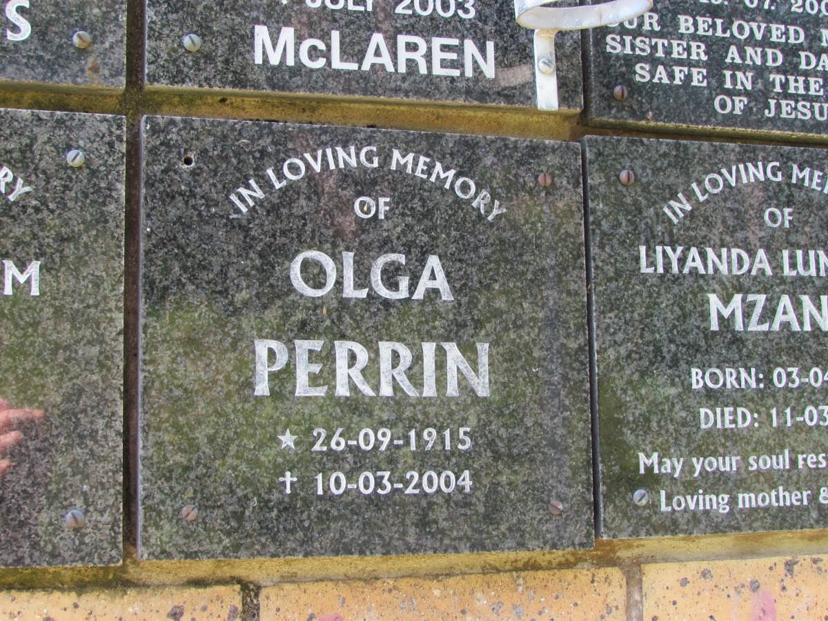 PERRIN Olga 1915-2004