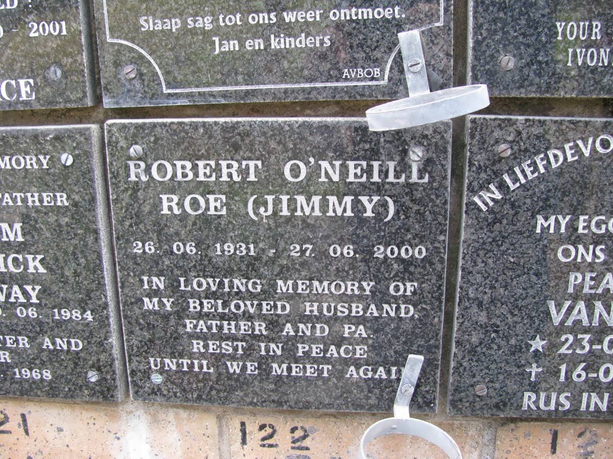 ROE Robert O'Neill 1931-2000