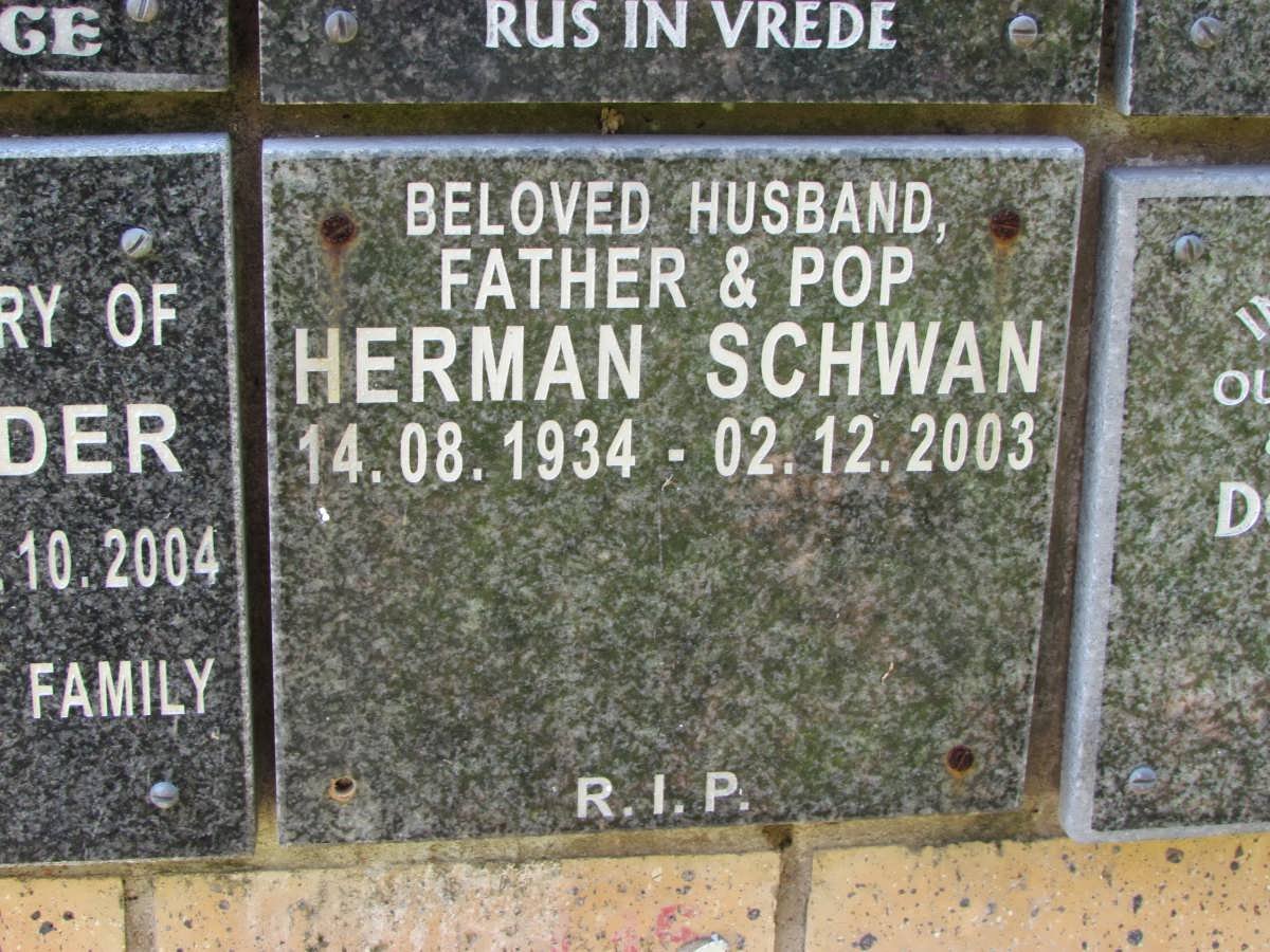 SCHWAN Herman 1934-2003