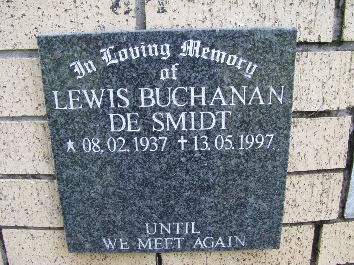 SMIDT Lewis Buchanan, de 1937-1997