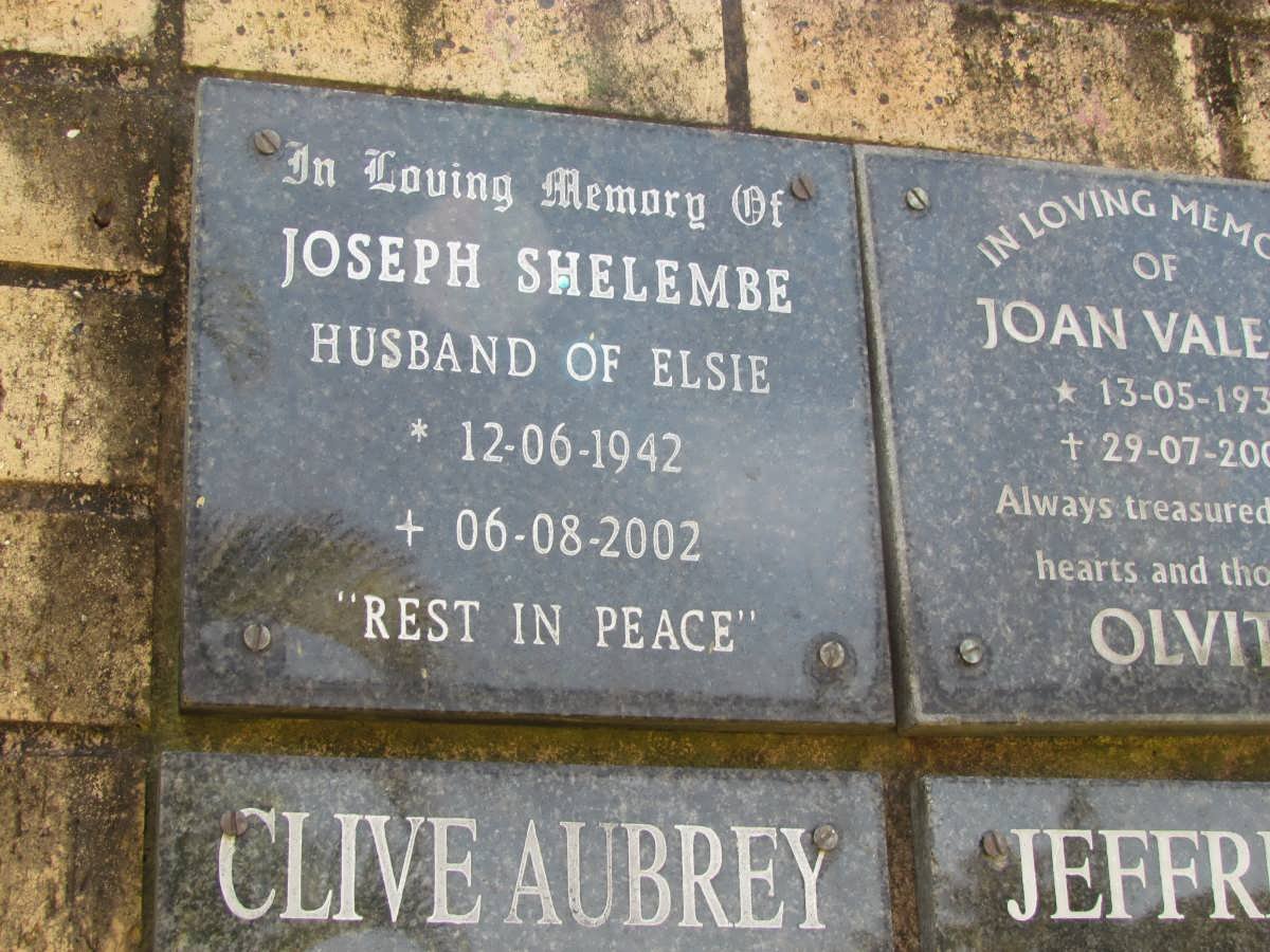 SHELEMBE Joseph 1942-2002
