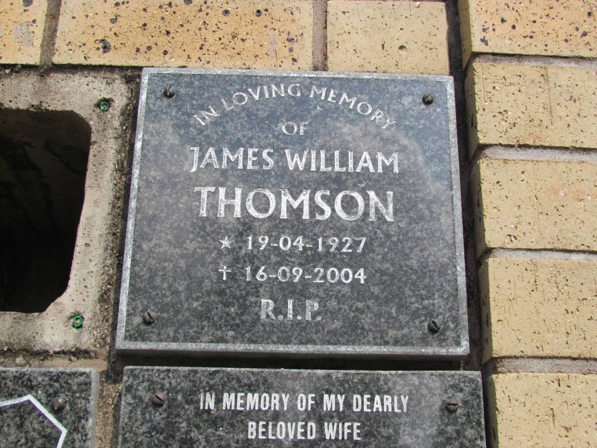THOMSON James William 1927-2004