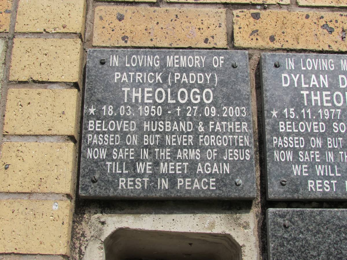 THEOLOGO Patrick 1950-2003