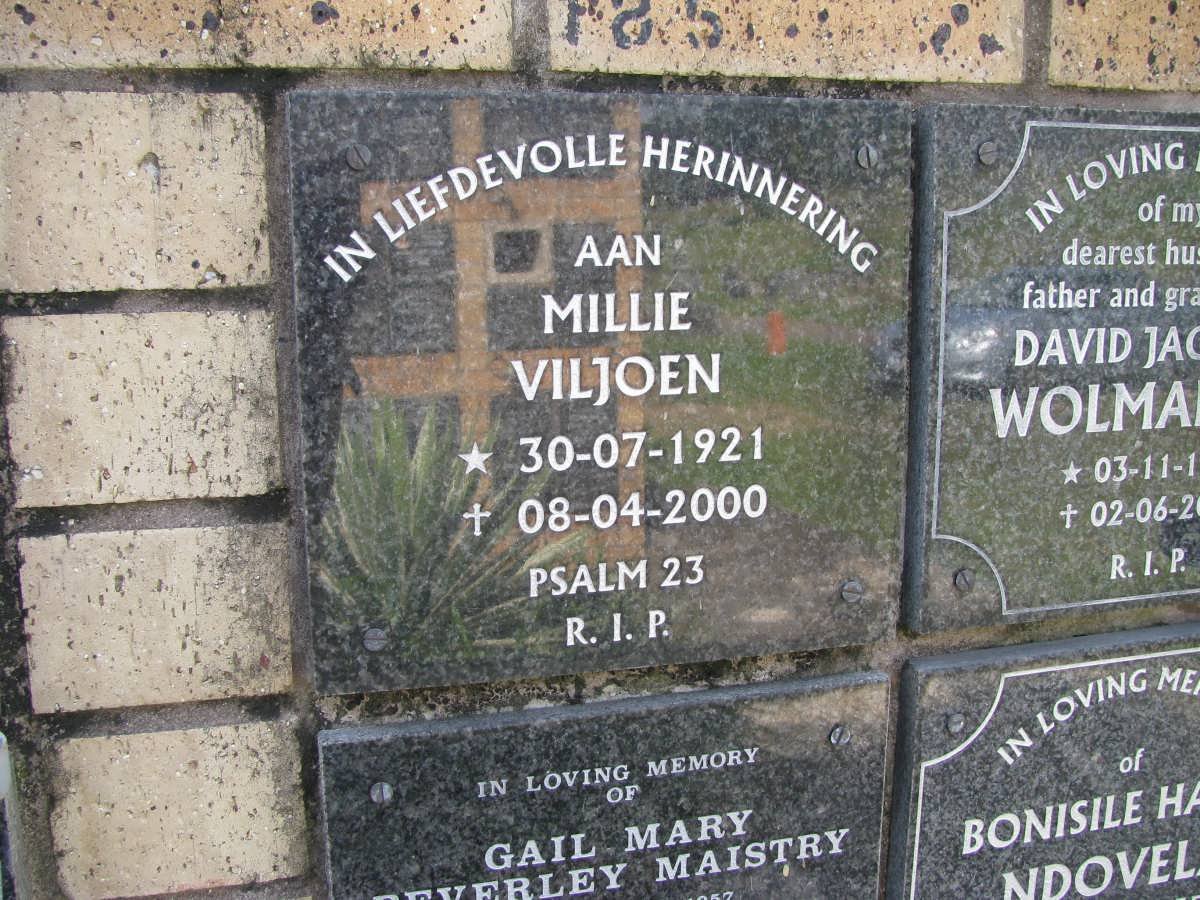VILJOEN Millie 1921-2000
