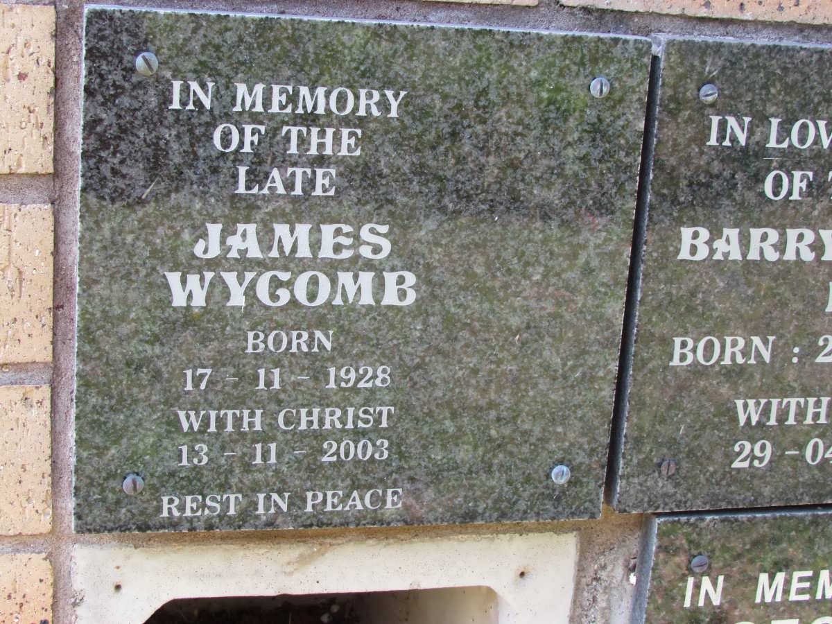 WYCOMB James 1928-2008