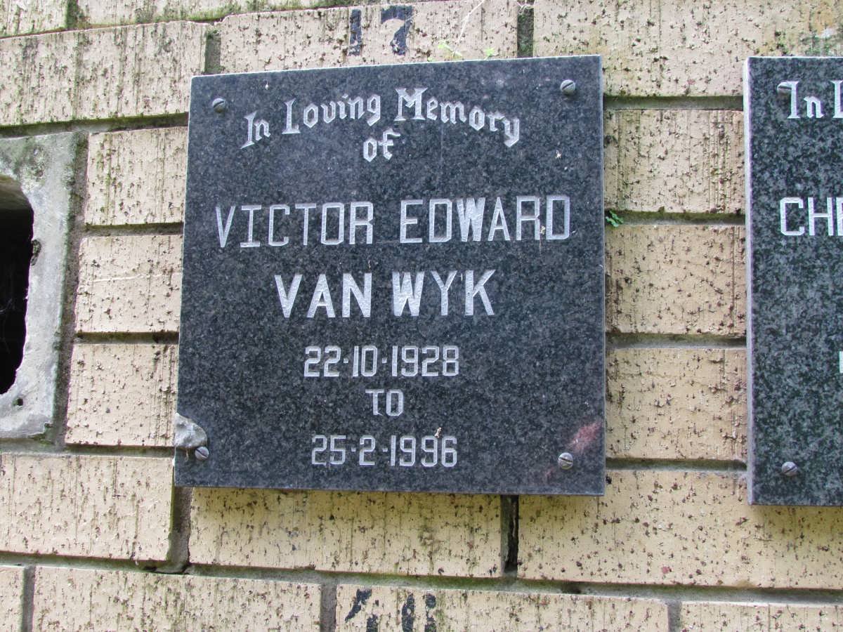 WYK Victor Edward, van 1928-1996