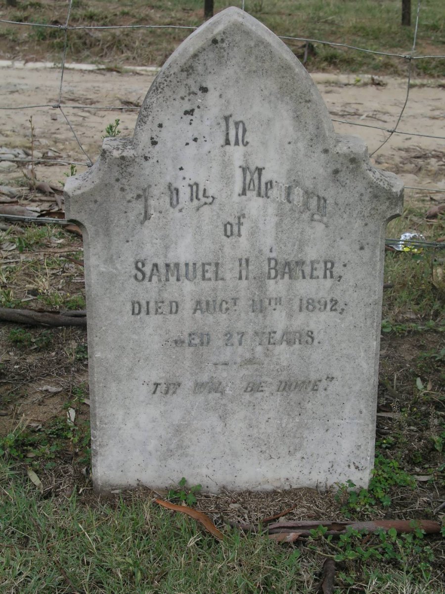 BAKER Samuel H. -1892