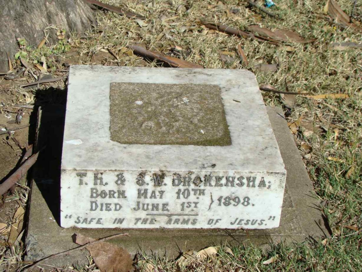 BROKENSHA Alvah Dalzell 1898-1898
