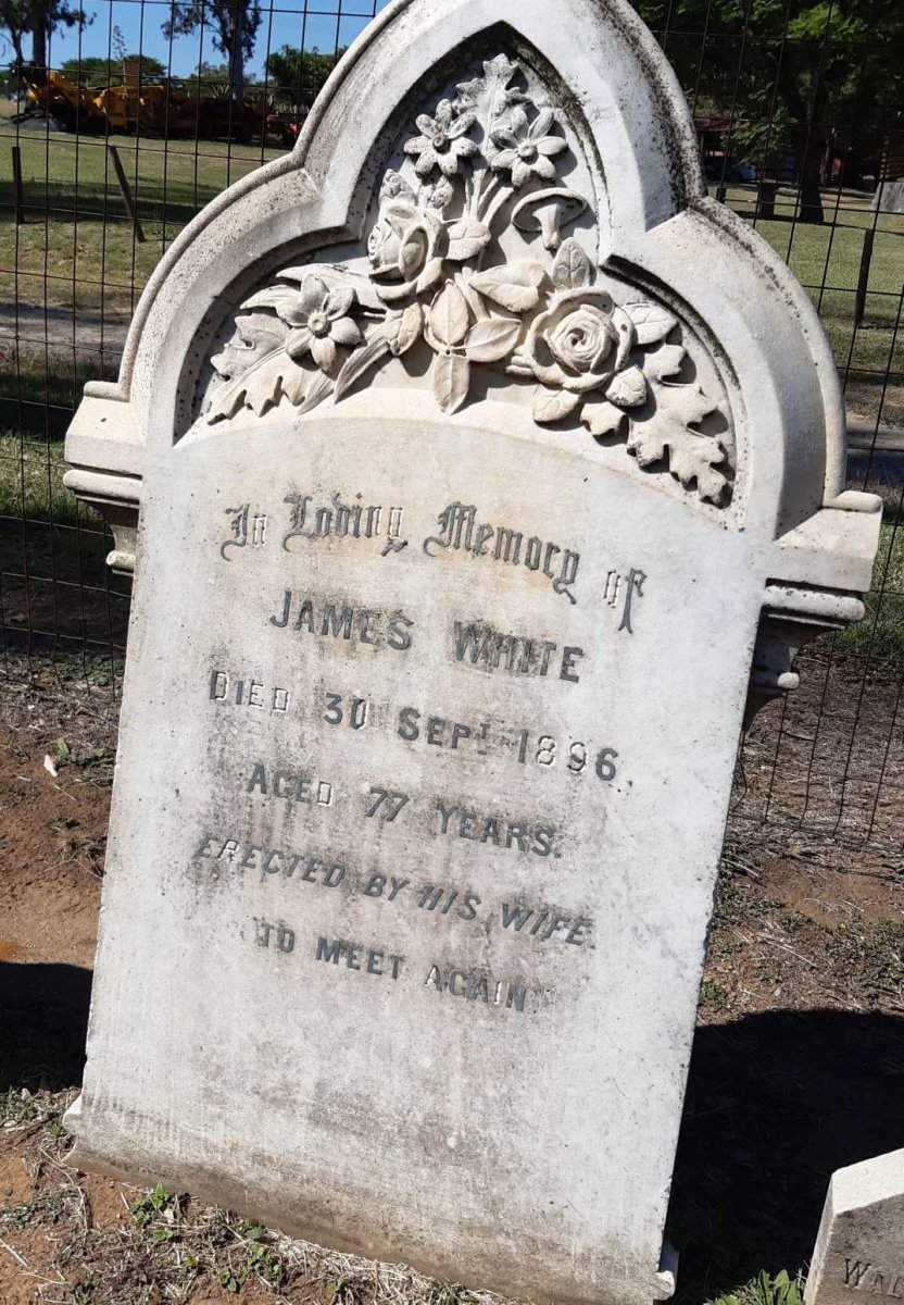 WHITE James -1896