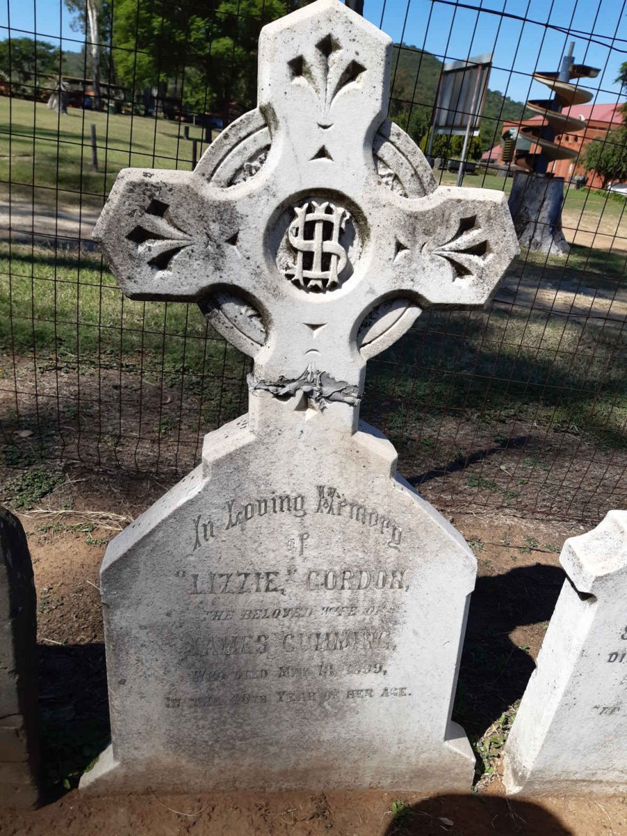 CUMMING Lizzie Gordon -1899