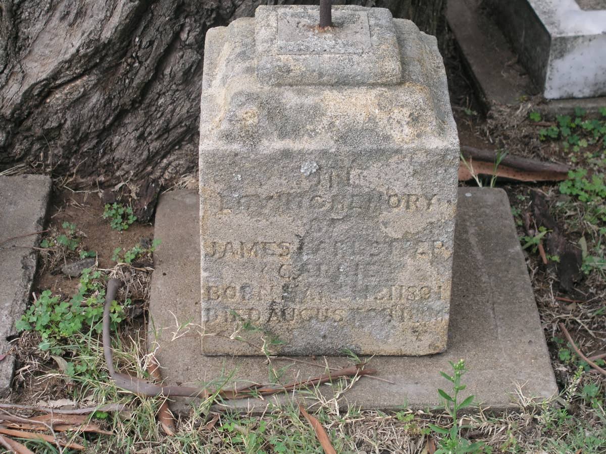 ?RRIE James ??ster 1891-