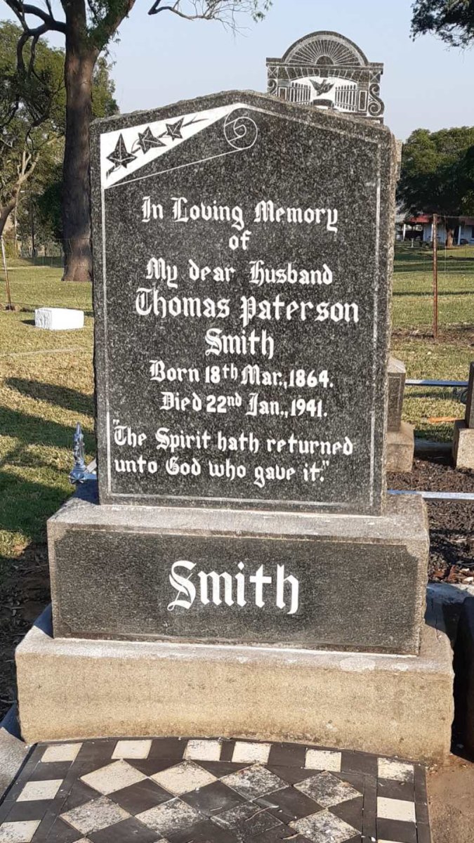 SMITH Thomas Paterson 1864-1941