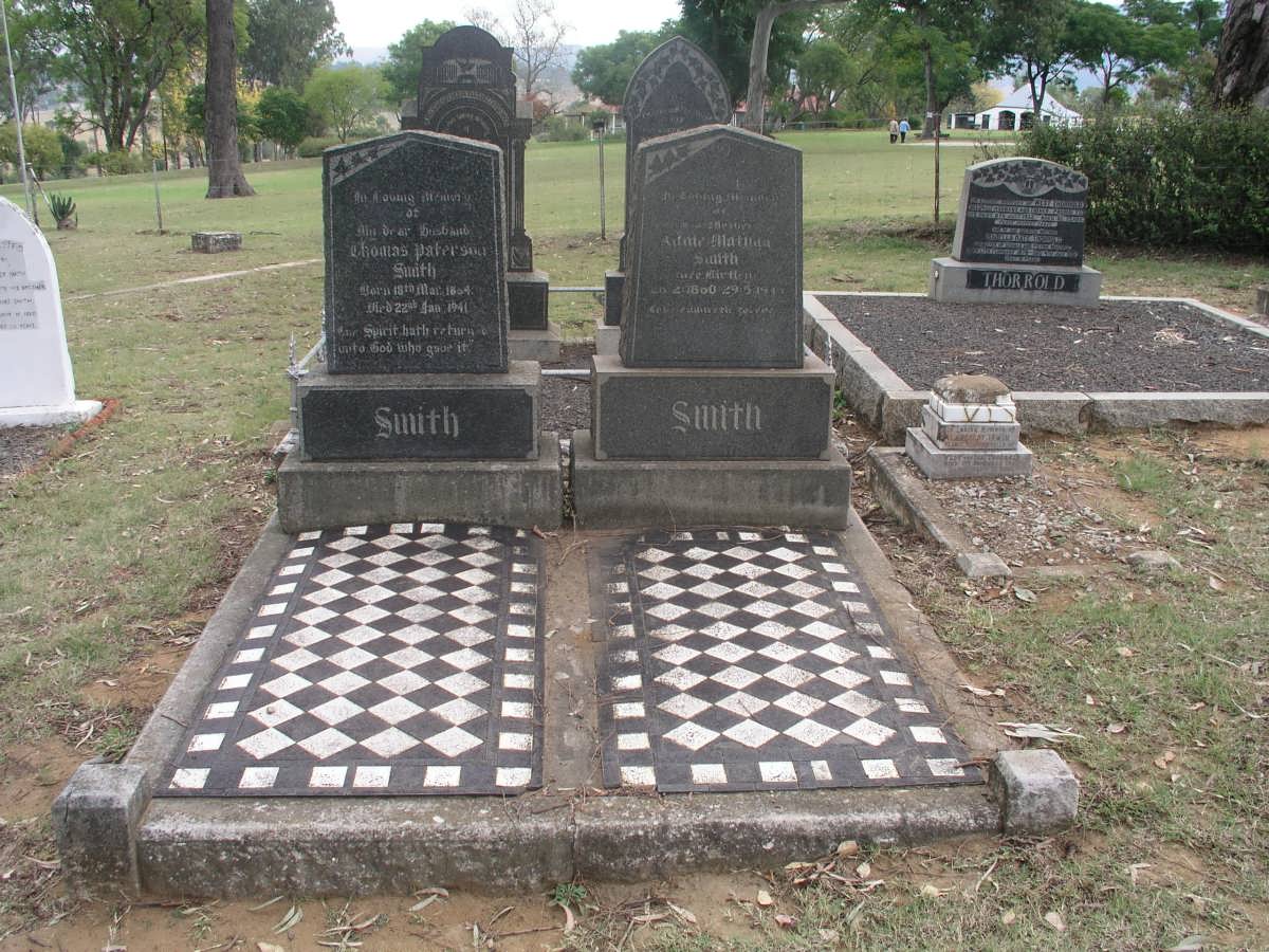 SMITH Thomas Paterson 1864-1941 &amp; Annie Matilda 1860-1945