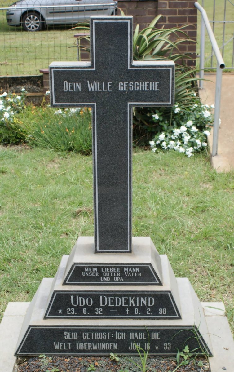 DEDEKIND Udo 1932-1998